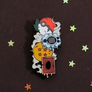 90's Nostalgia Heroes: Pokémon, Yu-Gi-Oh!, Digimon, Dragon Ball Z Enamel pin